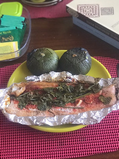 Una foto de Calabacitas truchas