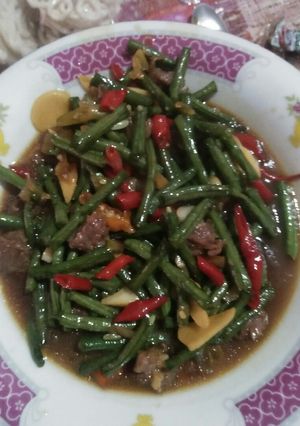 Foto resep Tumis kacang panjang