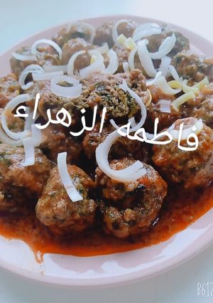 صورة لوصفة لحم مفروم بالسلق