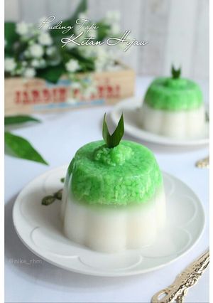 Foto resep Pudding tape ketan hijau