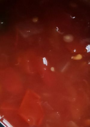 Una foto de Salsa mexicana con cerveza