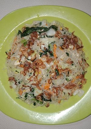 Foto resep Bihun sayur pedas