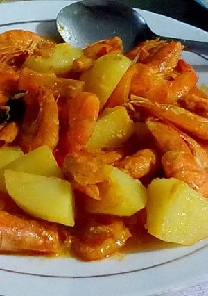 Foto resep Udang Kari Kentang