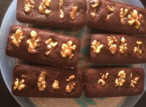 Une photo de Financiers au chocolat et aux noix 🍪