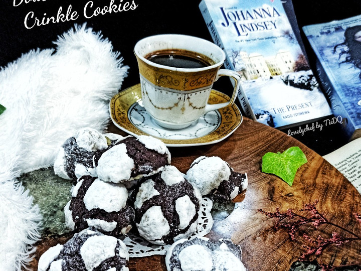 Cara Gampang Menyiapkan Double Chocolate Crinkle Cookies yang Menggugah Selera