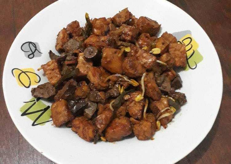 Tumis Tempe Tanpa MSG murah meriah :)