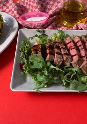 Foto di Tagliata di scottona cotta nel barbecue casalingo
