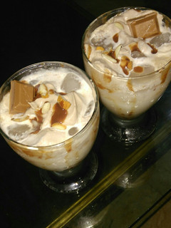 A picture of Chocolate creamy shake.