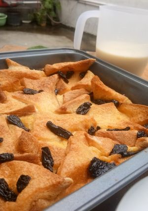Foto resep Puding Roti