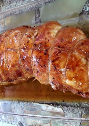 Una foto de Pollo arrollado