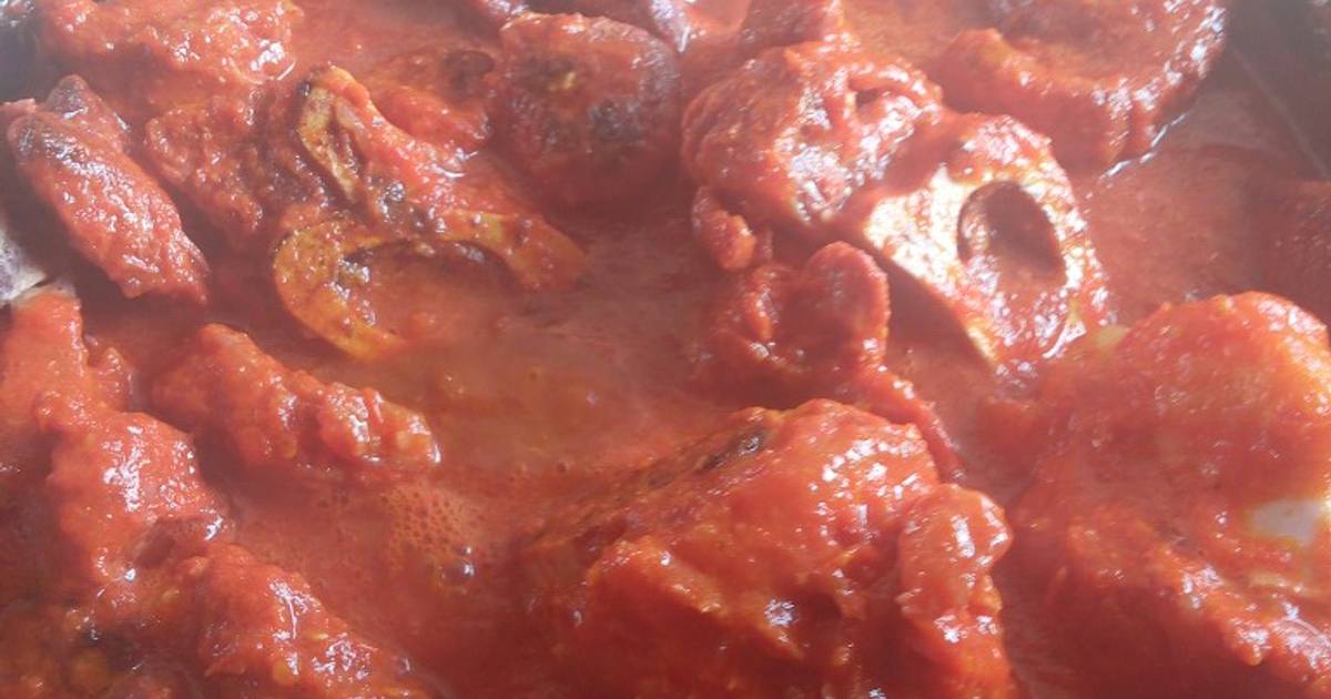 Carne de res enchilada a la  Receta de MARIO RESENDIZ CALLEJAS-  Cookpad