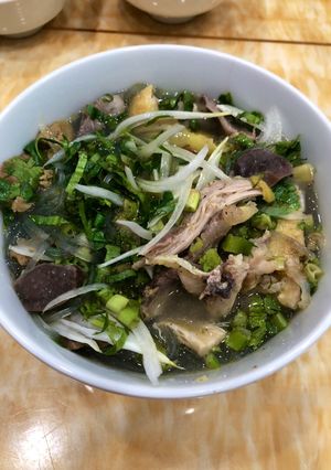 Hình của món Miến gà.