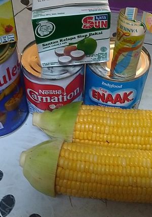 Foto resep Puding herculas jagung manis keju corn flakes