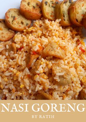 Foto resep Nasi Goreng dengan rolade goreng