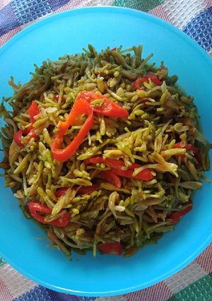 Foto resep Tumis bunga pepaya (polos)