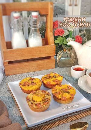 Foto resep Korean egg Bread
