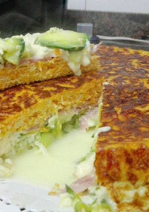 Una foto de Budín de verduras