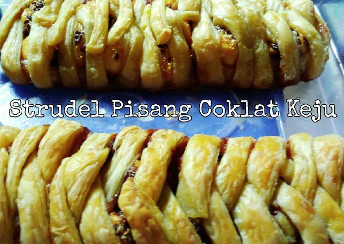 Resep Strudel pisang Coklat Keju #12, Lezat
