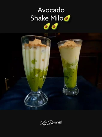 Cara Mudah Membikin Resep Avocado Shake 🥑🥑🥑 (Alpukat Kocok) Milo yang Bikin Ngiler Anti Ribet, Lezat