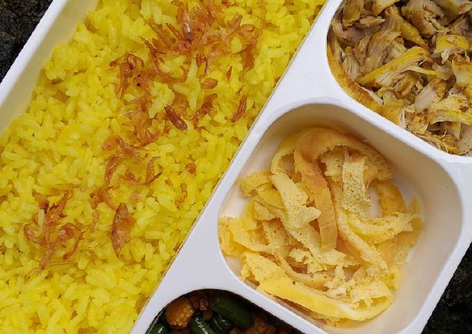 Resep Nasi  Kuning  dari Sisa  Nasi  Putih oleh Ratih Jati 