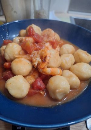 Une photo de Dombré aux crevettes