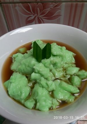 Foto resep Bubur Sumsum Sutra Pandan (Ekstra Lembut, Ekstra Soft)