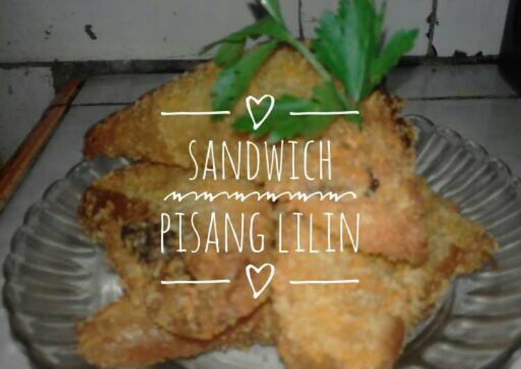 Sandwich pisang lilin