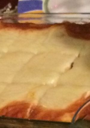 Una foto de Lasaña de carne molida