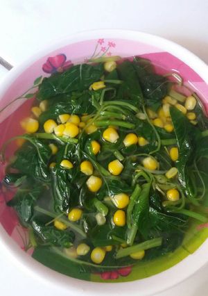 Foto resep Sayur bening bayam jagung