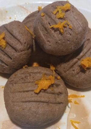 Una foto de Galletitas de naranja y chocolate