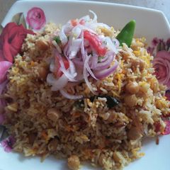 A picture of Chanay ka pulao.