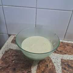 Una foto de Salsa blanca de maicena