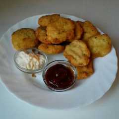 Una foto de Nuggets caseros