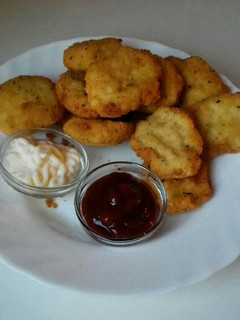 Una foto de Nuggets caseros