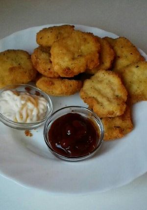 Una foto de Nuggets caseros