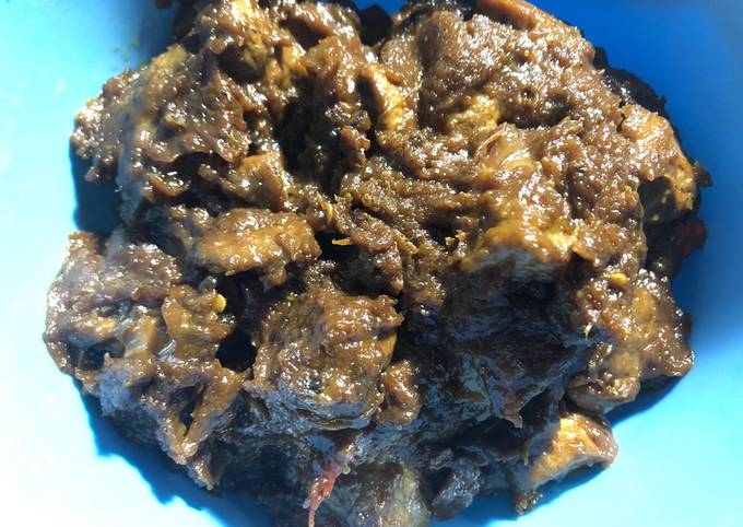 Rendang jamur Champignon