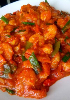 Foto resep Udang Saus Padang