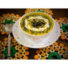 A picture of Creamy ‘Roasted’ Pumpkin Mushrooms Soup with the Asian Twist.