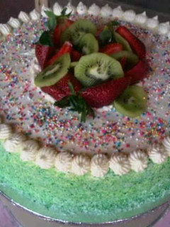 A picture of Butter cream Icing.