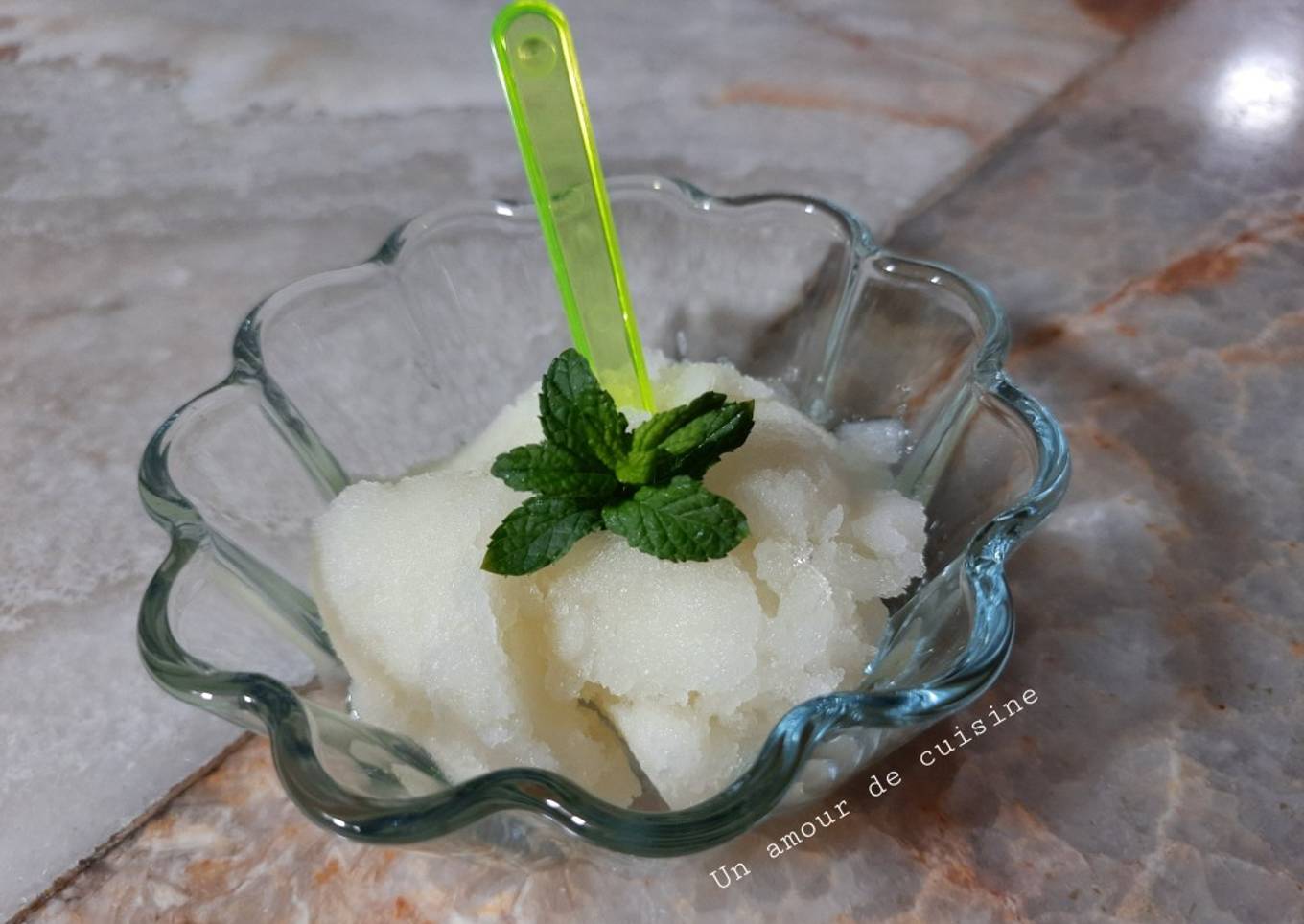 Sorbet citron 🍋