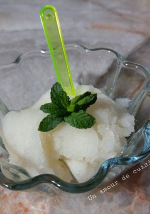 Une photo de Sorbet citron 🍋