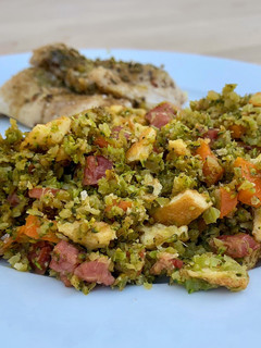 Una foto de Arroz de brócoli 3 delicias