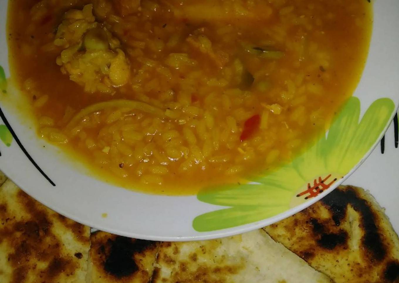 Lo que me dejó María🌀😁Sopas de pollo y jamón