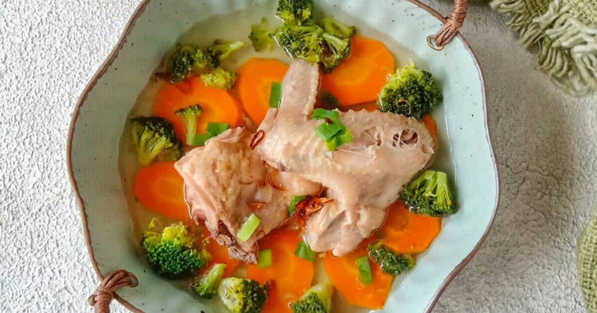 Resep Sup Brokoli Ayam Oleh Kaianiandra Cookpad