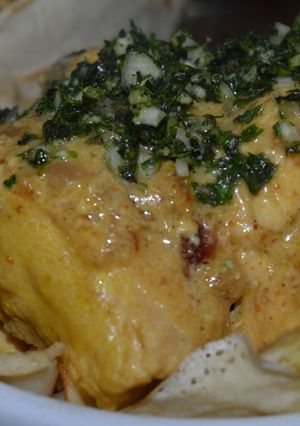 Una foto de Pollo Saudí