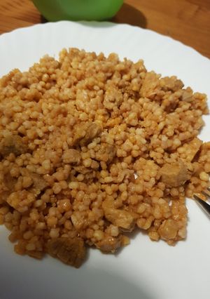 Tarhonyás hús recept fotója