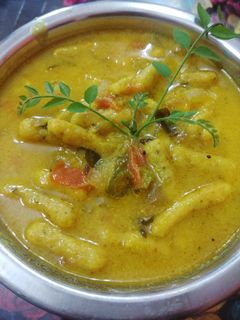 राजस्थानी गट्टे की सब्जी रेसिपी मुख्य फोटो