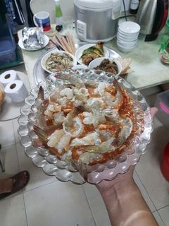 Hình của món Tôm sốt cay Thái.