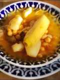 Caldo de jamón y pollo (el de toda la vida)