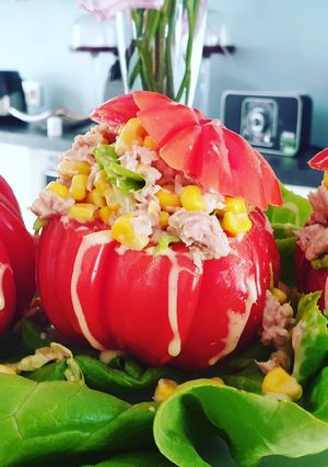 Une photo de Tomate coeur de boeuf farcie